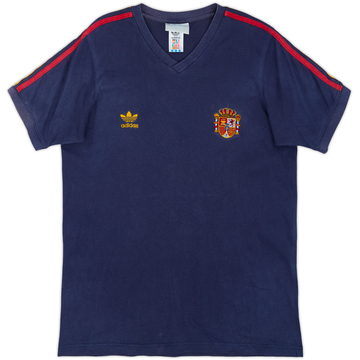 1996-97 Spain adidas Cotton Training Shirt - 7/10 - (XL)
