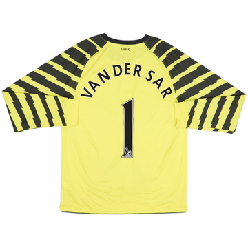2010-11 Manchester United Yellow GK Shirt Van Der Sar #1 - 6/10 - (L)
