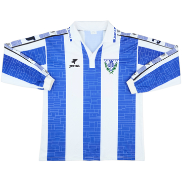 1996-97 CD Leganes Match Issue Home L/S Shirt #15