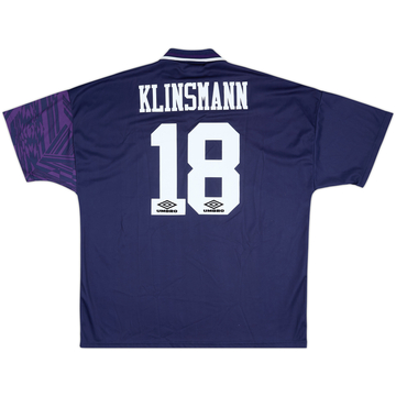 1994-95 Tottenham Away Shirt Klinsmann #18 - 9/10 - (XXL)