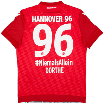 2022-23 Hannover Home Shirt #NiemalsAllein Dorthe #96 - 10/10 - (L)