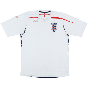 2007-09 England Home Shirt - 3/10 - (L)