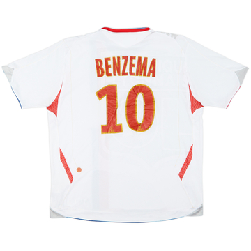 2006-07 Lyon Home Shirt Benzema #10 - 4/10 - (XXL)