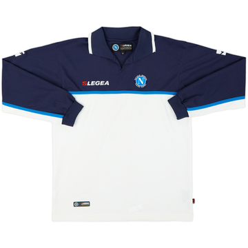 2003-04 Napoli Legea Polo L/S Shirt - 8/10 - (S)
