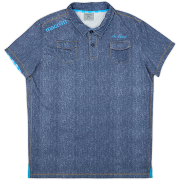 2014-15 Napoli Macron Polo Shirt - 9/10 - (XL.Boys)