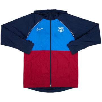 2021-22 Barcelona Nike Hooded Track Jacket - 8/10 - (M)