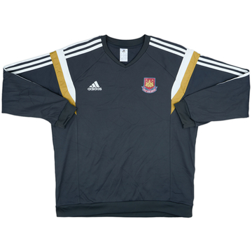 2014-15 West Ham adidas Sweat Top - 8/10 - (XL)