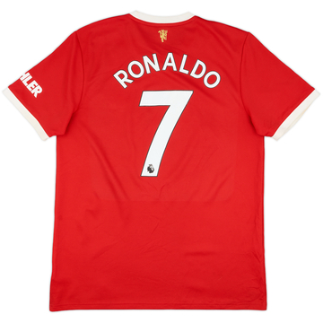 2021-22 Manchester United Home Shirt Ronaldo #7 - 8/10 - (L)