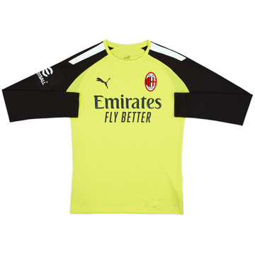 2021-22 AC Milan Puma Training L/S Shirt - 8/10 - (S)