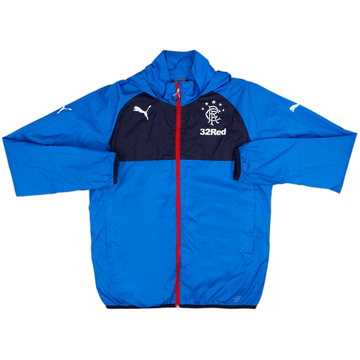 2013-14 Rangers Puma Hooded Rain Jacket - 8/10 - (L)