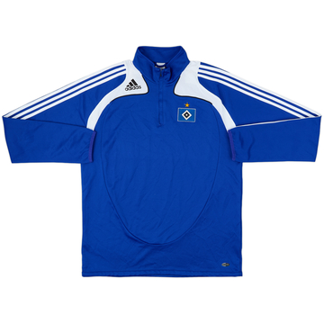 2008-09 Hamburg adidas 1/4 Zip Drill Top - 8/10 - (XL)
