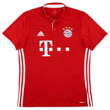 2016-17 Bayern Munich 'Signed' Home Shirt - 4/10 - (M)