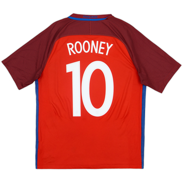 2016-17 England Away Shirt Rooney #10 - 6/10 - (M)