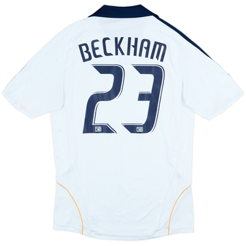 2008-09 LA Galaxy Home Shirt Beckham #23 - 4/10 - (S)