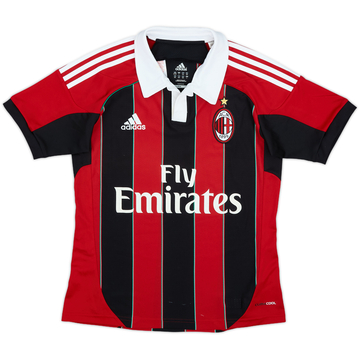 2012-13 AC Milan Home Shirt - 6/10 - (L.Boys)