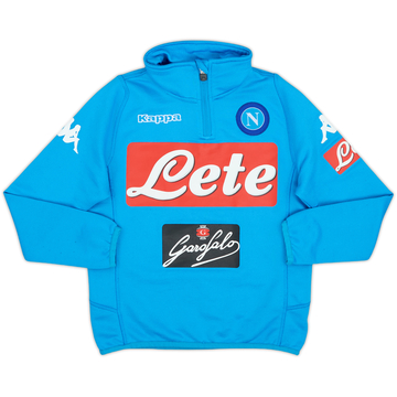 2017-18 Napoli Kappa 1/4 Zip Drill Top - 9/10 - (S.Boys)
