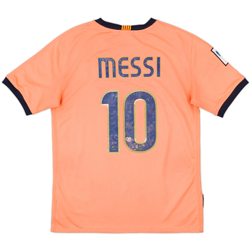 2009-10 Barcelona Away Shirt Messi #10 - 5/10 - (XL.Boys)