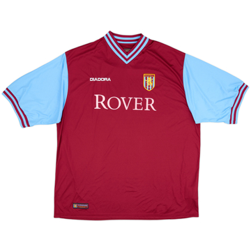 2002-03 Aston Villa Home Shirt - 8/10 - (XXL)