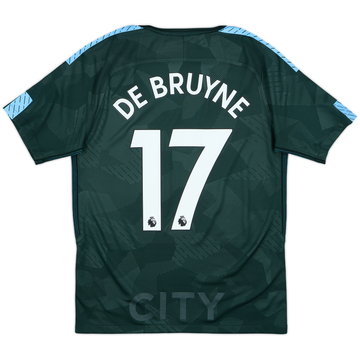 2017-18 Manchester City Third Shirt De Bruyne #17 - 8/10 - (S)