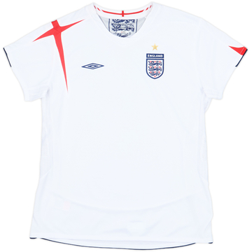 2005-07 England Home Shirt - 10/10 - (Women's M)