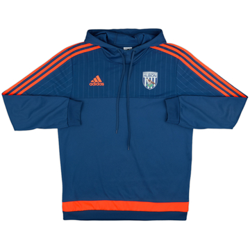 2015-16 West Brom adidas Hooded Sweat Top - 9/10 - (M)