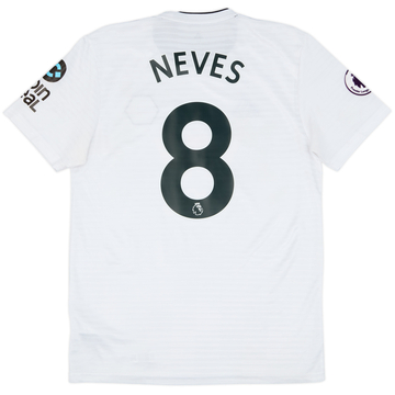 2018-19 Wolves Away Shirt Neves #8 - 9/10 - (M)