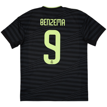 2022-23 Real Madrid Third Shirt Benzema #9 - 10/10 - (M)