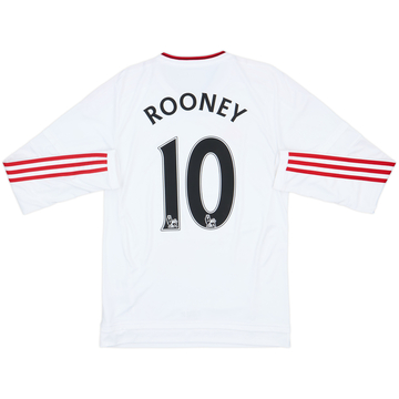 2015-16 Manchester United Away L/S Shirt Rooney #10 - 6/10 - (S)