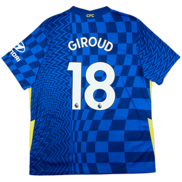 2021-22 Chelsea Home Shirt Giroud #18 - 10/10 - (XL)