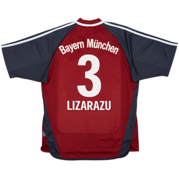2001-02 Bayern Munich Home Shirt Lizarazu #3 - 7/10 - (M)