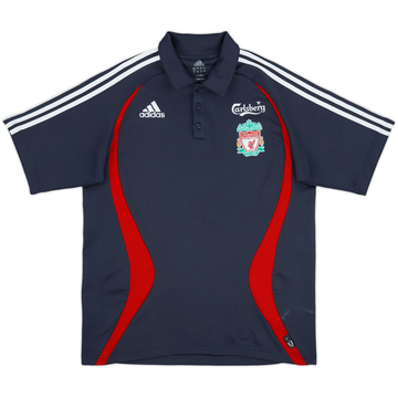 2006-07 Liverpool adidas Polo Shirt - 8/10 - (L)