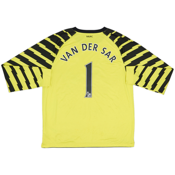 2010-11 Manchester United Yellow GK Shirt Van Der Sar #1 - 7/10 - (XL)