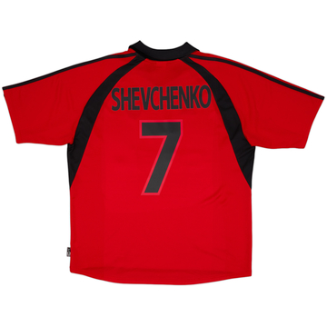 2001-02 AC Milan Third Shirt Shevchenko #7 - 6/10 - (XL)