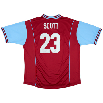 2001-02 Burnley Home Shirt Scott #23 - 7/10 - (XXL)