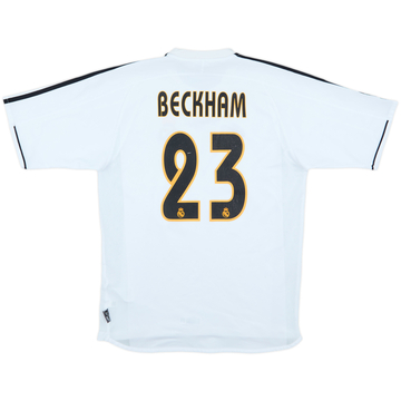 2003-04 Real Madrid Home Shirt Beckham #23 - 6/10 - (M)