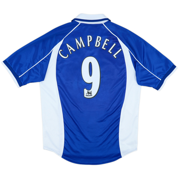2000-02 Everton Home Shirt Campbell #9 - 7/10 - (M)