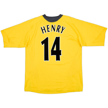 2005-06 Arsenal Away Shirt Henry #14 - 8/10 - (XL)