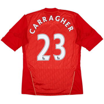 2010-12 Liverpool Home Shirt Carragher #23 - 6/10 - (M)