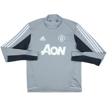 2017-18 Manchester United adidas Drill Top - 9/10 - (M)
