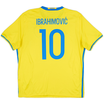 2016-17 Sweden Home Shirt Ibrahimovic #10 - 8/10 - (XL)
