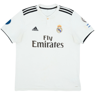 2018-19 Real Madrid Home Shirt - 4/10 - (L)