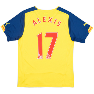 2014-15 Arsenal Away Shirt Alexis #17 - 8/10 - (S)