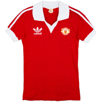 1980-82 Manchester United Home Shirt - 8/10 - (L.Boys)