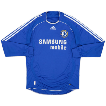 2006-08 Chelsea Home L/S Shirt - 5/10 - (L)