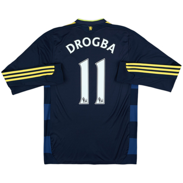 2009-10 Chelsea Player Issue Away L/S Shirt Drogba #11 - 8/10 - (S)