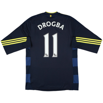 2009-10 Chelsea Away L/S Shirt Drogba #11 - 6/10 - (M)