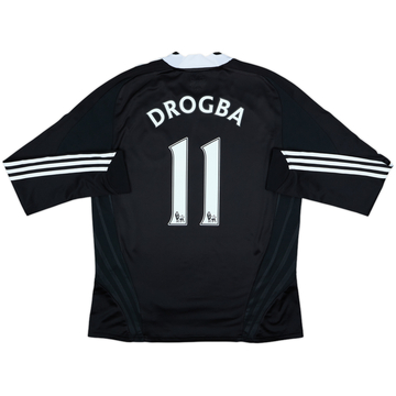 2008-09 Chelsea Player Issue Away L/S Shirt Drogba #11 - 8/10 - (L)