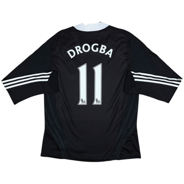 2008-09 Chelsea Player Issue Away L/S Shirt Drogba #11 - 7/10 - (L)