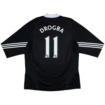 2008-09 Chelsea Player Issue Away L/S Shirt Drogba #11 - 9/10 - (XL)