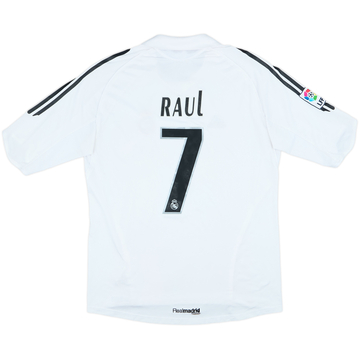 2005-06 Real Madrid Home Shirt Raul #7 - 4/10 - (L)